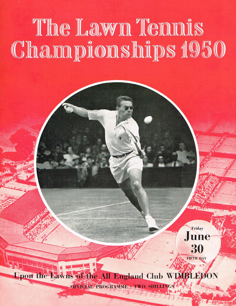 1950 Wimbledon Championships Daily Programme Tennis Gallery Wimbledon