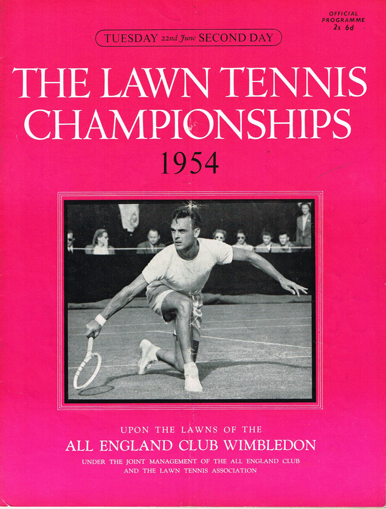 1954 Wimbledon Championships Daily Programmes