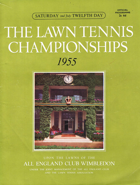 1955 Wimbledon Championships Daily Programmes Tennis Gallery Wimbledon