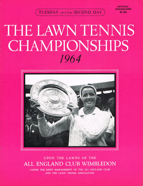 1964 Wimbledon Championships Daily Programmes Tennis Gallery Wimbledon