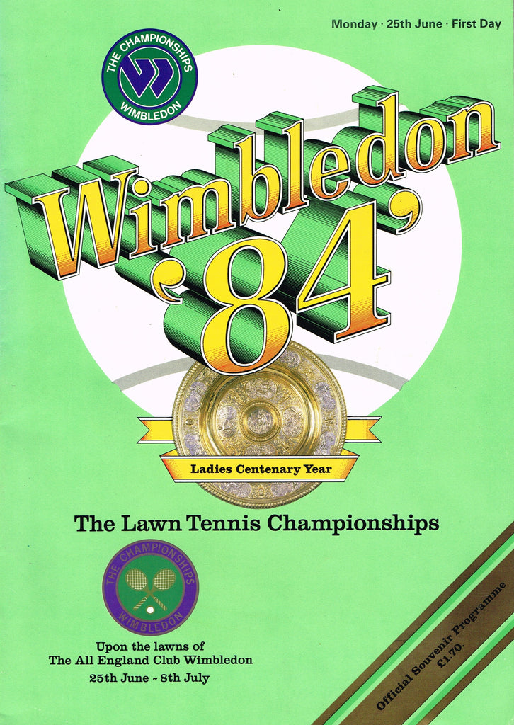 1984 Wimbledon Championships Daily Programmes