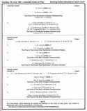 1991 Wimbledon Championships Gentlemen's Final Programme - Michael Stich vs. Boris Becker