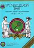 1993 Wimbledon Championships Daily Programmes