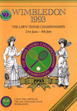 1993 Wimbledon Championships Daily Programmes