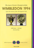 1994 Wimbledon Championships Daily Programmes