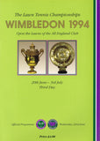 1994 Wimbledon Championships Daily Programmes