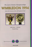 1994 Wimbledon Championships Daily Programmes