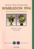 1994 Wimbledon Championships Daily Programmes