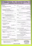 1996 Wimbledon Championships Gentlemen's Final Programme - Richard Krajicek vs. MaliVai Washington