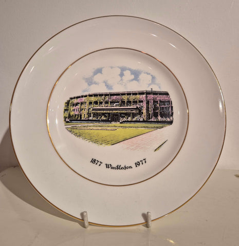 Vintage Wimbledon Centenary 1887 - 1987 Ceramic Plate