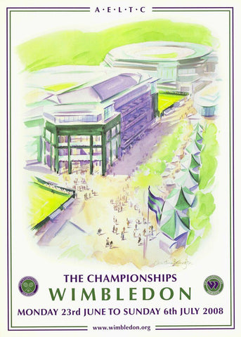 2008 Wimbledon Official Poster