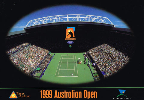 1999 Australian Open Postcard – Match at Rod Laver Arena