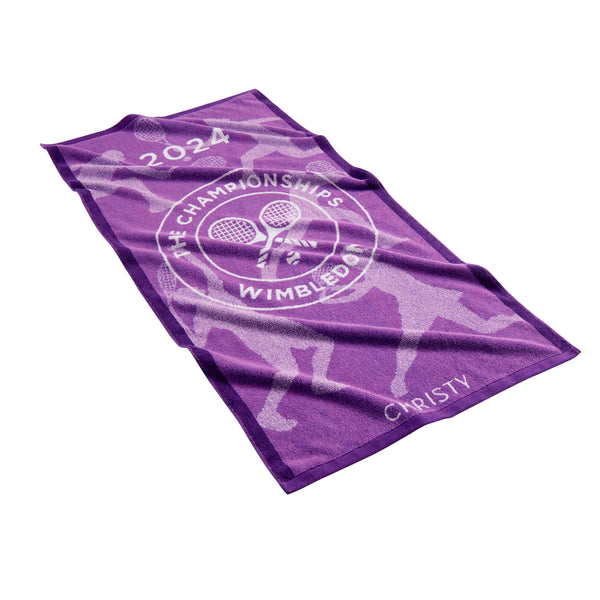 Wimbledon Championships 2024 Towel - Lilac POST FREE