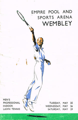 1937 Wembley Professional Tournament Programme