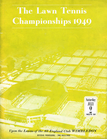 1949 Wimbledon Championships Daily Programme