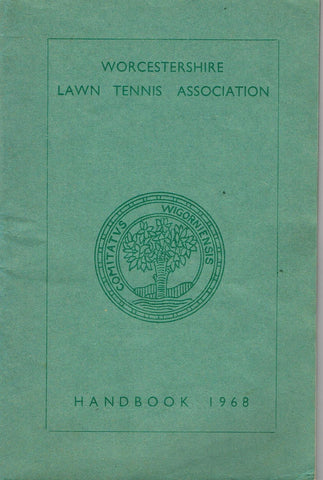 1968 Worcestershire Lawn Tennis Association Handbook