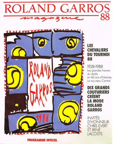 1988 Roland Garros Magazine