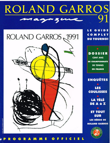 1991 Roland Garros Magazine