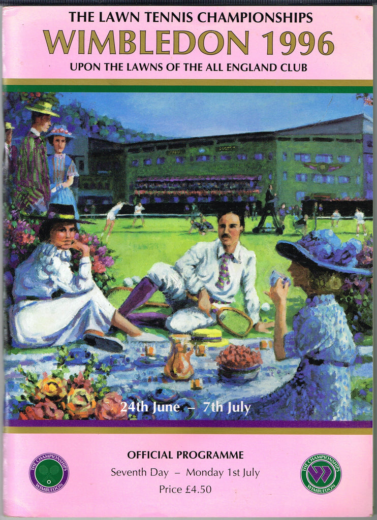1996 Wimbledon Championships Daily Programme