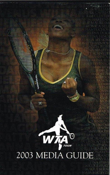 2003 WTA Tour Media Guide Tennis Gallery Wimbledon