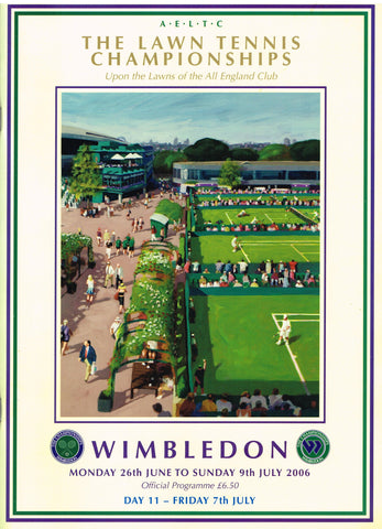2006 Wimbledon Championships Poster