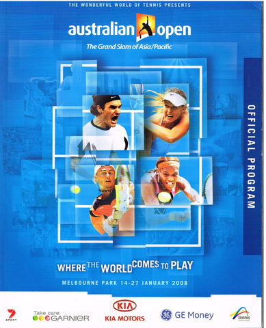 2008 Australian Open Program