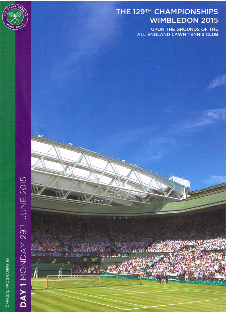 2015 Wimbledon Championships Daily Programme