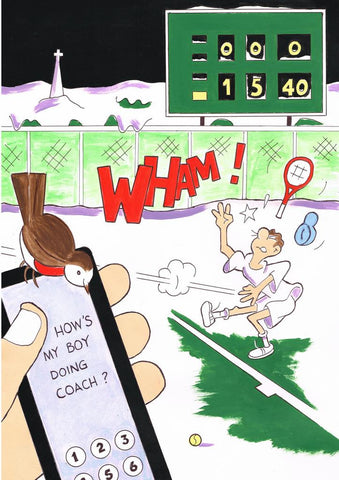 Christmas Card - "How's my Boy Doing, Coach?" (Order Ref CC12)
