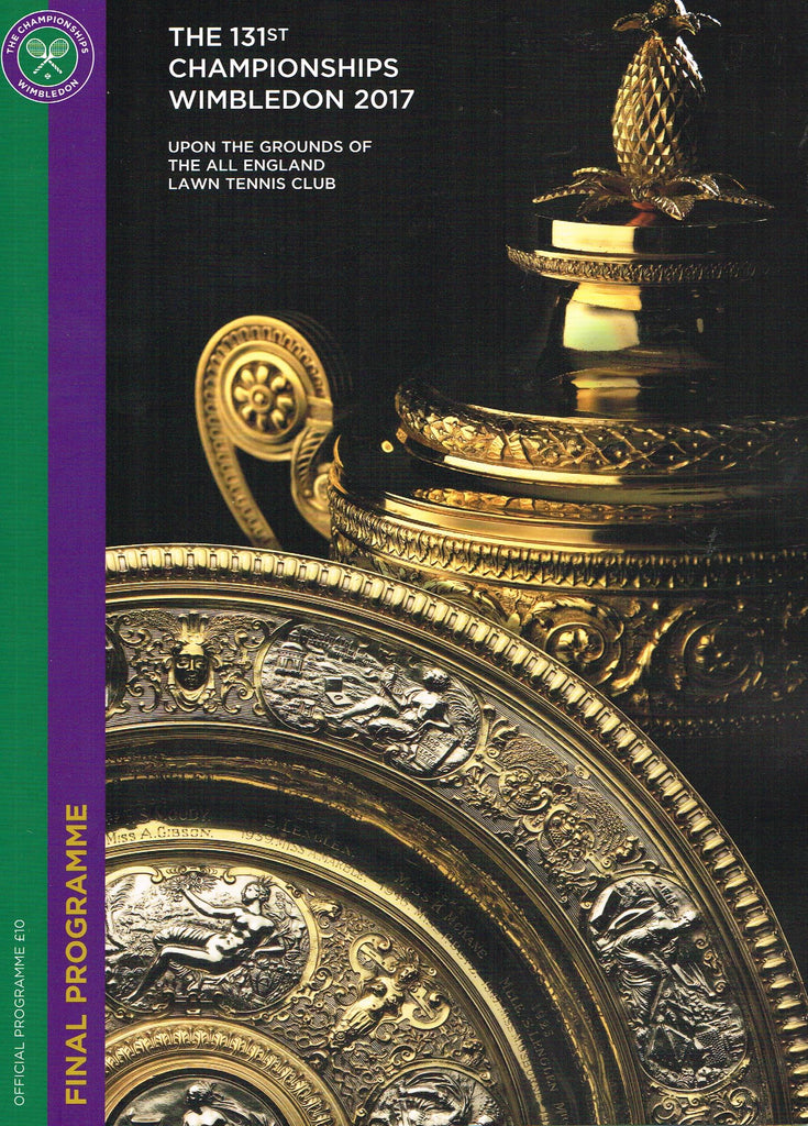 2017 Wimbledon Championships Final Programme with Full Results