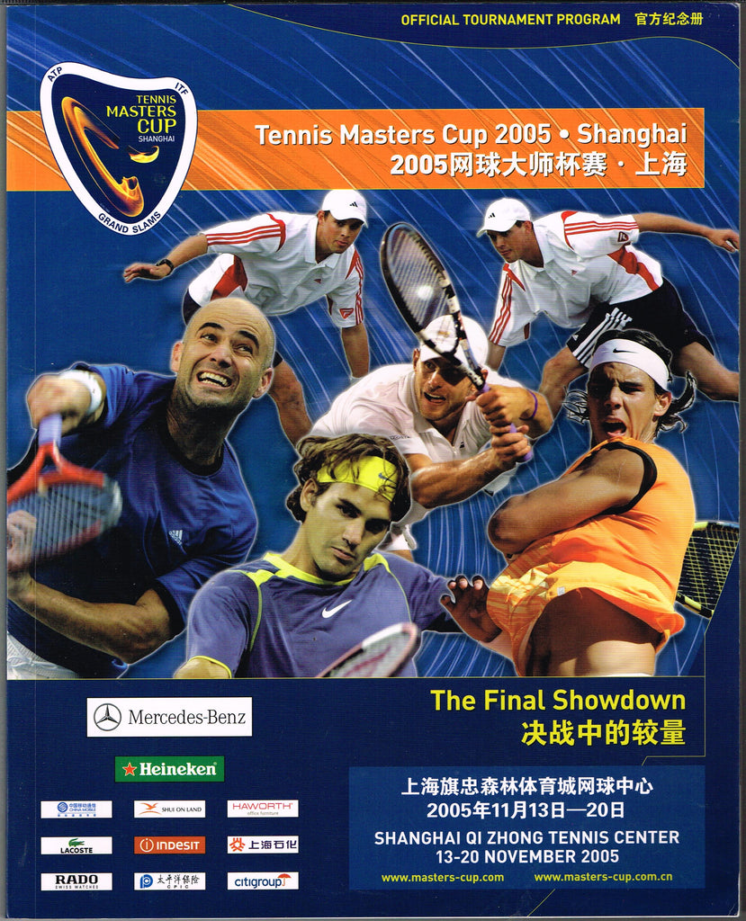 Tennis Masters Cup 2005 Official Program