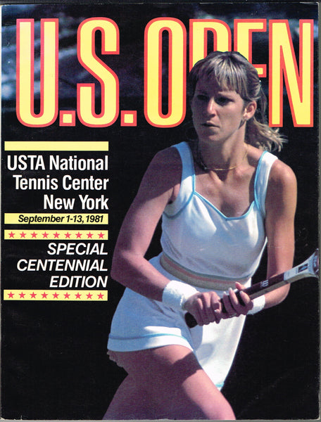 1981 US Open Program Tennis Gallery Wimbledon