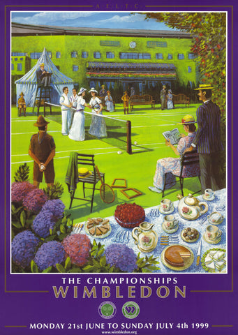 1999 Wimbledon Championships Poster