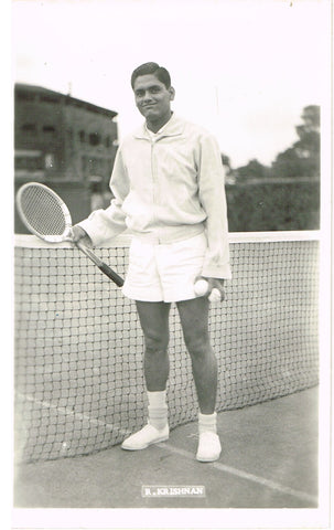 Vintage Postcard - Ramanathan Krishnan
