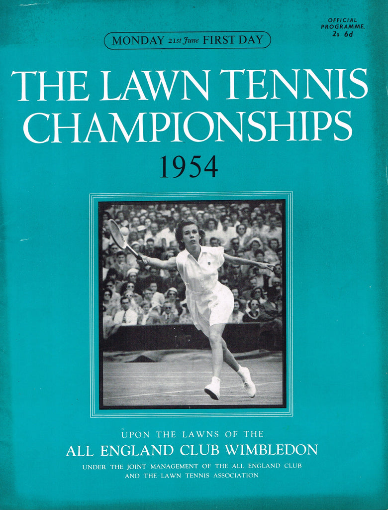 1954 Wimbledon Championships Daily Programmes