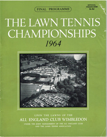 1964 Wimbledon Championships Final Programme