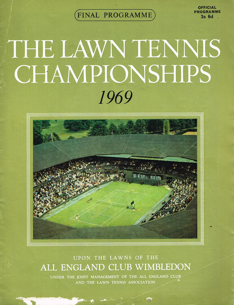 1969 Wimbledon Championships Final Programme