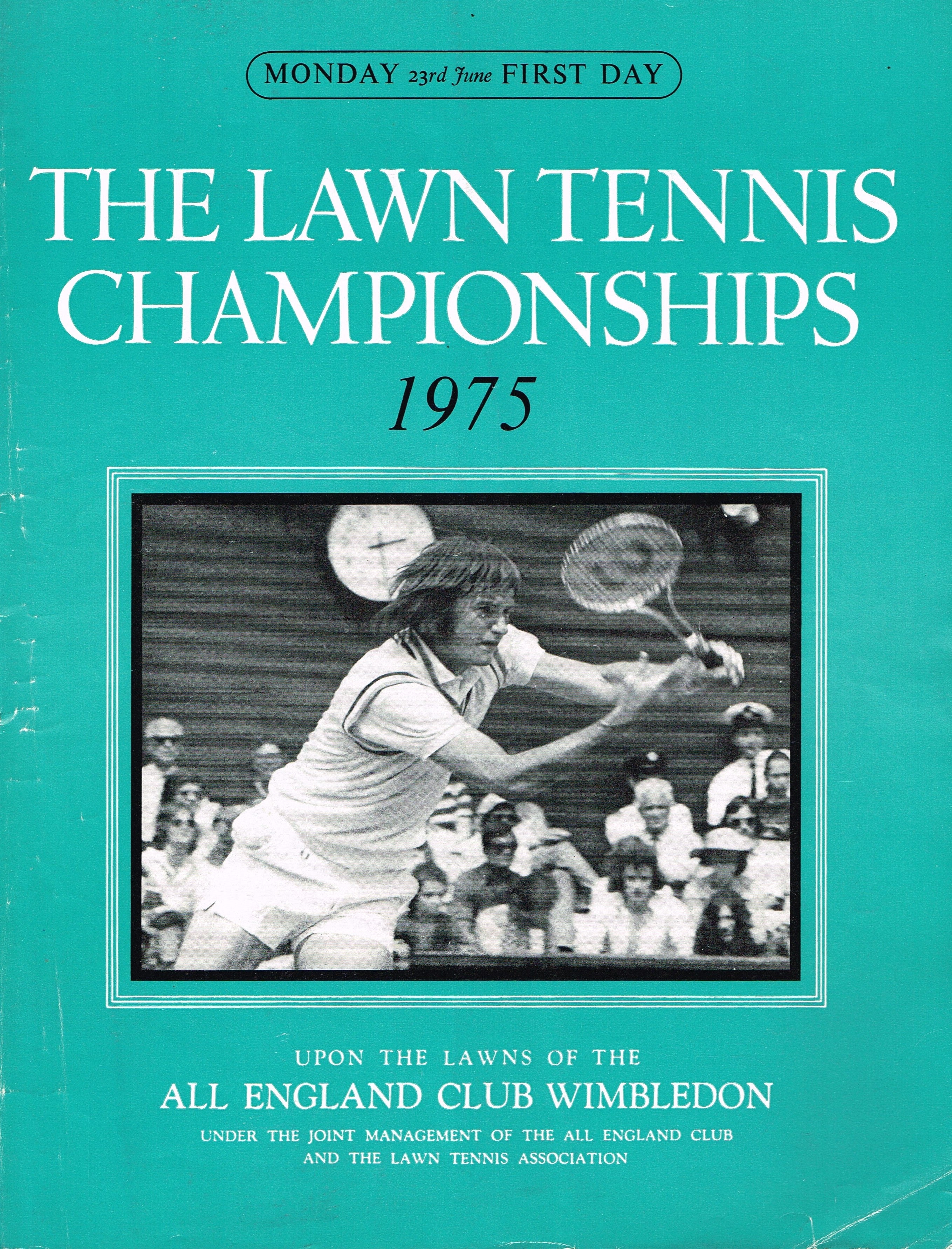 1975 Wimbledon Championships Daily Programmes Tennis Gallery Wimbledon