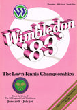 1983 Wimbledon Championships Daily Programmes