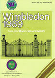 1989 Wimbledon Championships Gentlemen's Final Programme - Stefan Edberg vs. Boris Becker