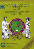 1993 Wimbledon Championships Gentlemen's Final Programme - Pete Sampras vs. Jim Courier