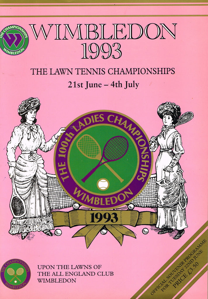 1993 Wimbledon Championships Daily Programmes