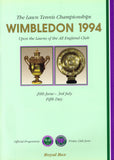 1994 Wimbledon Championships Daily Programmes