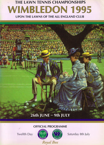 1995 Wimbledon Championships Ladies' Final Programme - Steffi Graf vs. Arantxa Sánchez Vicario