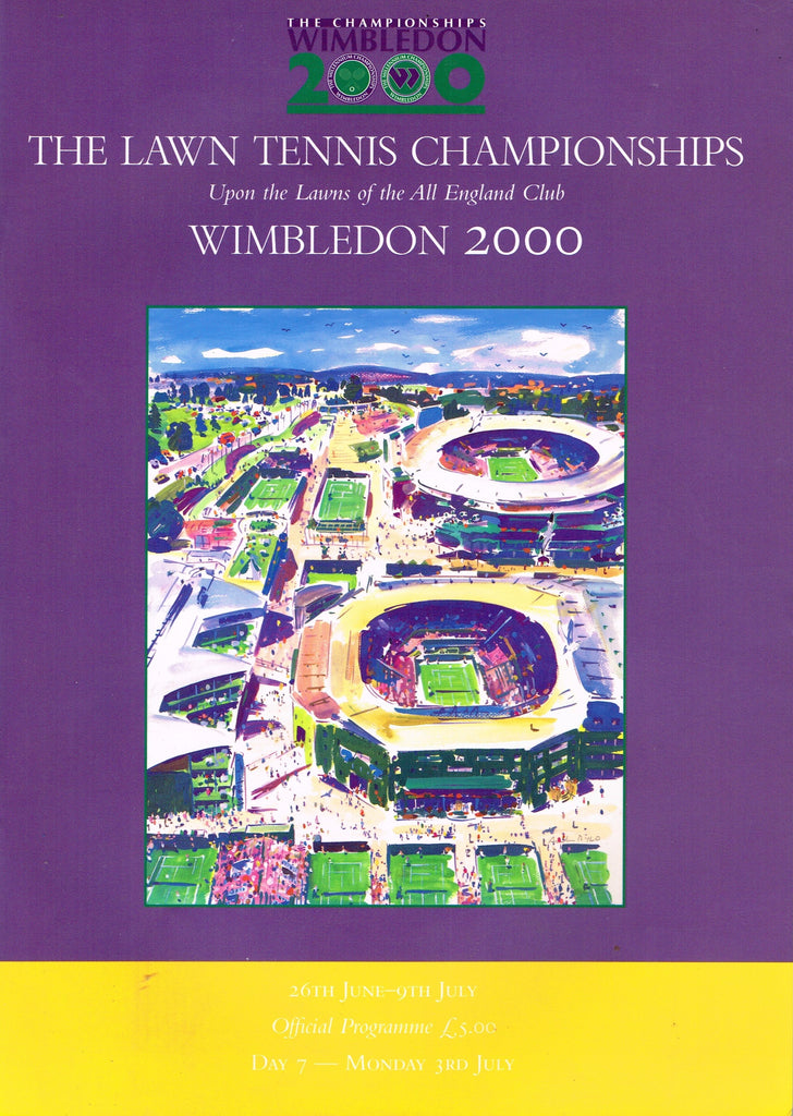 2000 Wimbledon Championships Day 7 Programme