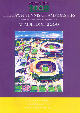2000 Wimbledon Championships Day 7 Programme