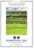 2002 Wimbledon Championships Gentlemen's Final Programme - Lleyton Hewitt vs. David Nalbandian