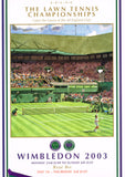 2003 Wimbledon Championships Daily Royal Box Programmes