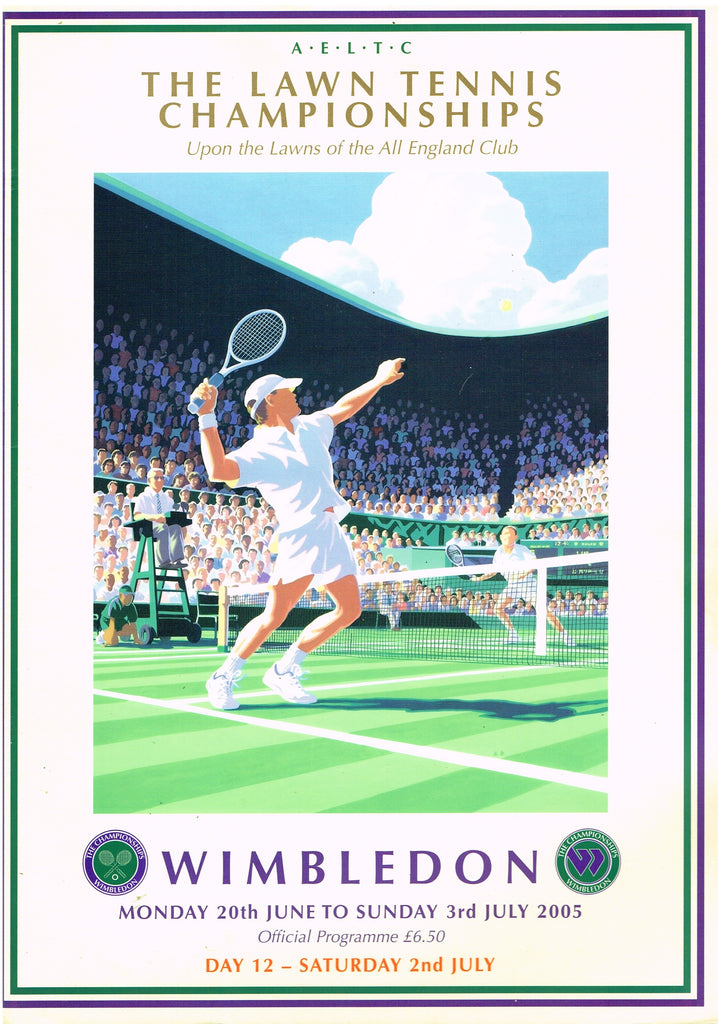 2005 Wimbledon Championships Ladies' Final Programme - Venus Williams vs. Lindsay Davenport