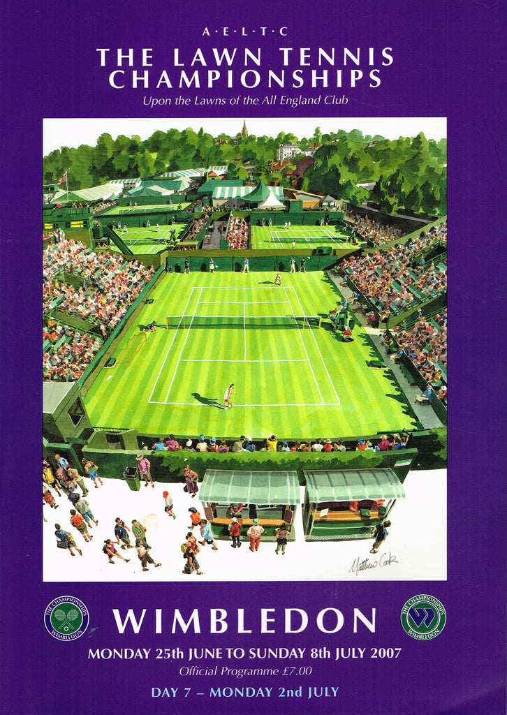 2007 Wimbledon Championships Day 7 Programme