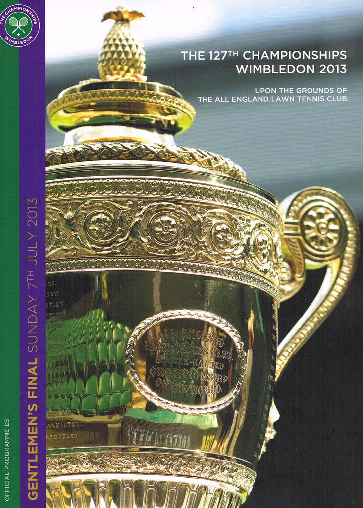 2013 Wimbledon Championships Gentlemen's Final Programme - Andy Murray vs. Novak Djokovic